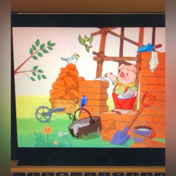 The Three Little Pigs 三びきのこぶた Bilingual Book & DVD Japanese & English 日本語と英語 - Picture 13 of 14